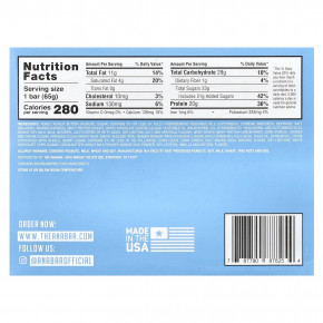 The Anabar, The Protein-Packed Candy Bar®, печенье с кремом из белого шоколада, 12 батончиков по 65 г (2,29 унции) в Москве - eco-herb.ru | фото