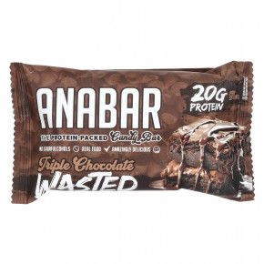 The Anabar, The Protein-Packed Candy Bar®, тройной шоколад, 12 батончиков по 68 г (2,39 унции) в Москве - eco-herb.ru | фото