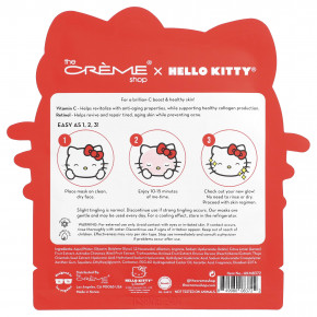 The Creme Shop, Hello Kitty®, Brillian-C Boost, тканевая маска с эссенцией, 1 шт., 25 г (0,88 унции) в Москве - eco-herb.ru | изображение The Creme Shop, Hello Kitty®, Brillian-C Boost, тканевая маска с эссенцией, 1 шт., 25 г (0,88 унции) в Москве - eco-herb.ru | фото