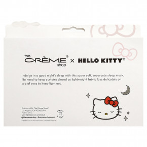 The Creme Shop, Hello Kitty®, плюшевая 3D-маска для сна на глаза, 1 шт. в Москве - eco-herb.ru | изображение The Creme Shop, Hello Kitty®, плюшевая 3D-маска для сна на глаза, 1 шт. в Москве - eco-herb.ru | фото