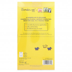 The Creme Shop, Miffy, Everyday Essentials, набор кистей для нанесения теней и сумочка, 6 шт. в Москве - eco-herb.ru | изображение The Creme Shop, Miffy, Everyday Essentials, набор кистей для нанесения теней и сумочка, 6 шт. в Москве - eco-herb.ru | фото