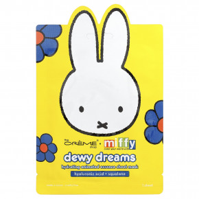 The Creme Shop, Miffy, увлажняющая тканевая маска с освежающей эссенцией, Dewy Dreams, 1 шт. - описание | фото