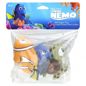 The First Years, Disney Pixar Finding Nemo, игрушки для сквирта для ванны, от 6 млн до 3 шт. в Москве - eco-herb.ru | фото