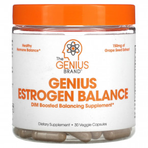 The Genius Brand, Genius Estrogen Balance, 30 растительных капсул в Москве - eco-herb.ru | фото