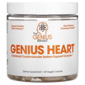 The Genius Brand, Genius Heart, 60 растительных капсул в Москве - eco-herb.ru | фото