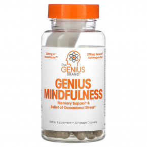 The Genius Brand, Genius Mindfullness, 30 растительных капсул в Москве - eco-herb.ru | фото