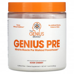 The Genius Brand, Genius Pre, вишня, 330 г (11,64 унции) в Москве - eco-herb.ru | фото