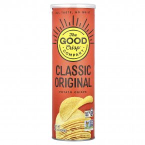 The Good Crisp Company, Картофельные чипсы, классические, оригинальные, 160 г (5,6 унции) в Москве - eco-herb.ru | фото