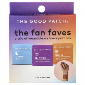 The Good Patch, The Fan Faves Wellness патчи, 3 шт. - описание | фото