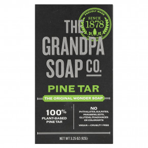 The Grandpa Soap Co., Wonder Soap, сосновый деготь, 92 г (3,25 унции) - описание | фото