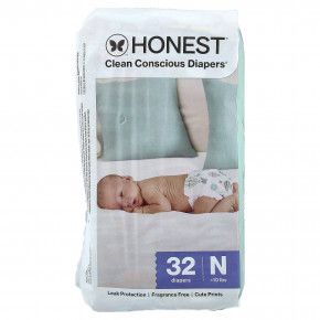 The Honest Company, Clean Conscious Diapers® для новорожденных, - описание | фото