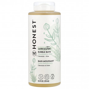 The Honest Company, Sensitive, пена для ванн, без отдушек, 355 мл (12 жидк. Унций) в Москве - eco-herb.ru | фото