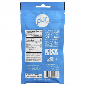 The PUR Company, жевательная резинка, со вкусом перечной мяты, 55 шт., 77 г (2,72 унции) в Москве - eco-herb.ru | фото