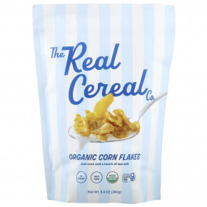 The Real Cereal Co, органические кукурузные хлопья, 240 г (8,4 унции) в Москве - eco-herb.ru | фото