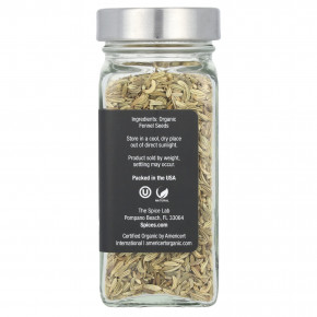 The Spice Lab, семена органического фенхеля, 45 г (1,6 унции) (Товар снят с продажи) в Москве - eco-herb.ru | фото