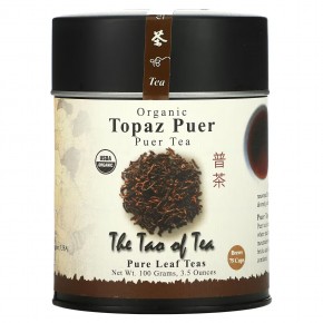 The Tao of Tea, 100% Органический Чай Пуэр Топаз, 3.5 унции (100 г) в Москве - eco-herb.ru | фото