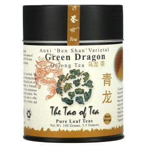 The Tao of Tea, Чай улун Зеленый дракон, 3.5 унции (100 г) в Москве - eco-herb.ru | фото