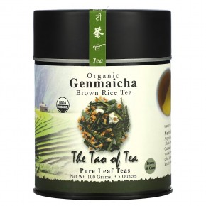 The Tao of Tea, Organic Genmaicha, Чай из коричневого риса, 3,5 унции (100 г) в Москве - eco-herb.ru | фото