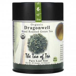 The Tao of Tea, Органический зеленый чай ручной обжарки, Dragonwell, 85 г (3 унции) в Москве - eco-herb.ru | фото