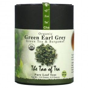 The Tao of Tea, Органический зеленый чай с бергамотом, зеленый «Эрл Грей», 4,0 унции (115 гр) в Москве - eco-herb.ru | фото
