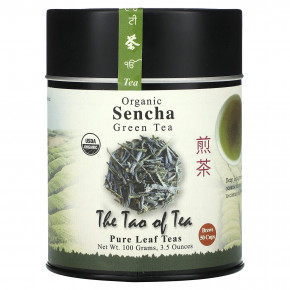 The Tao of Tea, Органический зеленый чай, сенча, 100 г (3,5 унции) - описание | фото