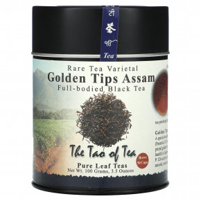 The Tao of Tea, Полнотелый черный чай, Golden Tips Assam, 100 г (3,5 унции) в Москве - eco-herb.ru | фото