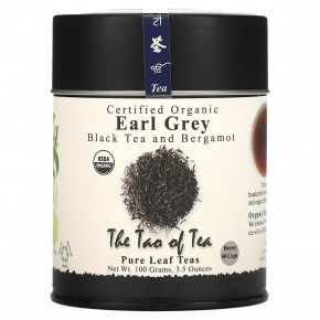 The Tao of Tea, Сертифицированный органический черный чай с бергамотом, Граф Грей, 3.5 унций (100 г) в Москве - eco-herb.ru | фото