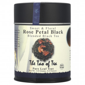 The Tao of Tea, Sweet & Floral, смешанный черный чай, черная роза, 114 г (4 унции) - описание