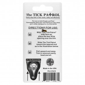 The Tick Patrol, средство для удаления клещей, 3 шт. в Москве - eco-herb.ru | фото