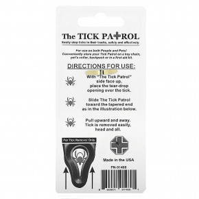 The Tick Patrol, средство для удаления тиков, 1 шт. в Москве - eco-herb.ru | фото