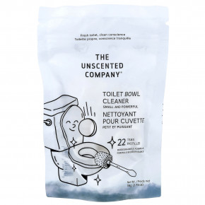 The Unscented Company, Средство для чистки унитазов, без отдушек, 22 таблетки, 78 г (2,75 унции) - описание | фото