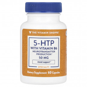 The Vitamin Shoppe, 5-HTP с витамином B6, 60 капсул - описание