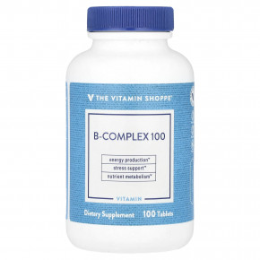 The Vitamin Shoppe, B-Complex 100, 100 таблеток - описание | фото