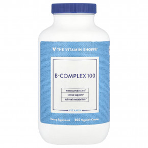 The Vitamin Shoppe, B-Complex 100, 300 растительных капсул - описание