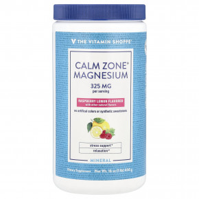 The Vitamin Shoppe, Calm Zone®, магний, малина и лимон, 450 г (16 унций) - описание