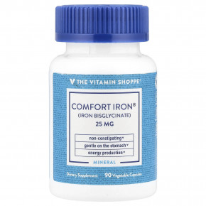 The Vitamin Shoppe, Comfort Iron®, 25 мг, 90 растительных капсул в Москве - eco-herb.ru | изображение The Vitamin Shoppe, Comfort Iron®, 25 мг, 90 растительных капсул в Москве - eco-herb.ru | фото