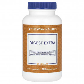 The Vitamin Shoppe, Digest Extra, 180 растительных капсул - описание