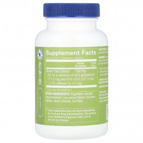 The Vitamin Shoppe, Экстракт зеленого чая, тройная сила действия, без кофеина, 100 растительных капсул (750 мг на капсулу) в Москве - eco-herb.ru | изображение The Vitamin Shoppe, Экстракт зеленого чая, тройная сила действия, без кофеина, 100 растительных капсул (750 мг на капсулу) в Москве - eco-herb.ru | фото