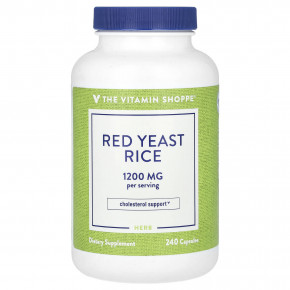 The Vitamin Shoppe, красный ферментированный рис, 240 капсул (600 мг в 1 капсуле) в Москве - eco-herb.ru | фото