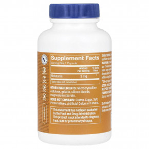 The Vitamin Shoppe, Мелатонин, 3 мг, 240 капсул (Товар снят с продажи) в Москве - eco-herb.ru | фото