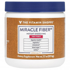 The Vitamin Shoppe, Miracle Fiber, фруктовый пунш, 217,6 г (7,7 унции) в Москве - eco-herb.ru | фото