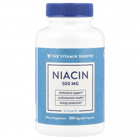 The Vitamin Shoppe, Ниацин, 500 мг, 100 растительных капсул в Москве - eco-herb.ru | изображение The Vitamin Shoppe, Ниацин, 500 мг, 100 растительных капсул в Москве - eco-herb.ru | фото