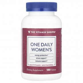 The Vitamin Shoppe, One Daily Women's, мультивитамины и мультиминералы для женщин, 180 таблеток в Москве - eco-herb.ru | фото