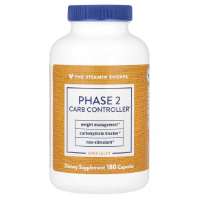 The Vitamin Shoppe, Phase 2 Carb Controller®, 1000 мг, 180 капсул (500 мг на капсулу) в Москве - eco-herb.ru | фото