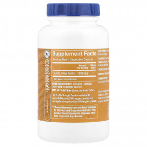 The Vitamin Shoppe, таурин, 1000 мг, 100 растительных капсул в Москве - eco-herb.ru | фото