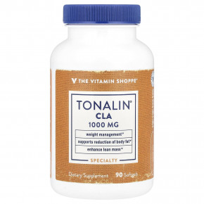 The Vitamin Shoppe, Tonalin® CLA, 1000 мг, 90 мягких таблеток - описание | фото