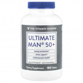 The Vitamin Shoppe, Ultimate Man® 50+, мультивитамины и мультиминералы, 180 таблеток в Москве - eco-herb.ru | изображение The Vitamin Shoppe, Ultimate Man® 50+, мультивитамины и мультиминералы, 180 таблеток в Москве - eco-herb.ru | фото
