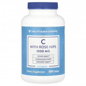 The Vitamin Shoppe, Витамин C с шиповником, 300 таблеток в Москве - eco-herb.ru | изображение The Vitamin Shoppe, Витамин C с шиповником, 300 таблеток в Москве - eco-herb.ru | фото
