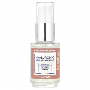 The Vitamin Shoppe, Увлажняющая сыворотка с гиалуроновой кислотой, 1 унция - описание | фото