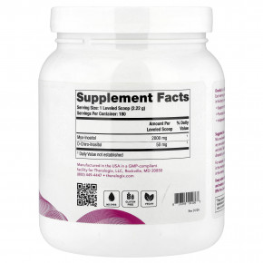 Theralogix, Ovasitol®, инозитол в виде порошка, 400 г (14,12 унции) в Москве - eco-herb.ru | фото